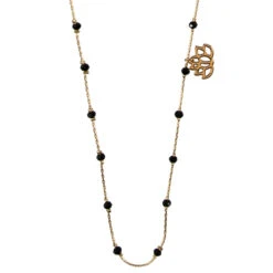 Sautoir Nymphéas Noir - Les Cleias 5 Sautoir Nymphéas Noir - Les Cleias -Mode Accessoires Magasin 85451 xl