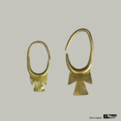 Boucles D'oreilles à Croix Ansée -Mode Accessoires Magasin 87033 xl
