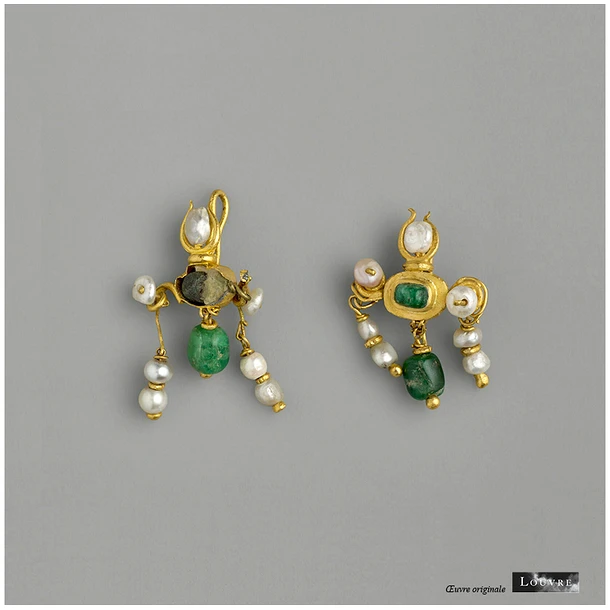 Collier Lyre Et Perle 2 Collier Lyre Et Perle – Image 2